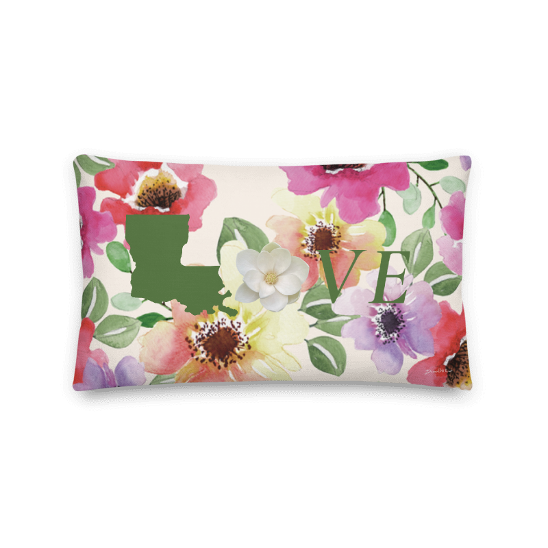 LOVE Premium Pillow (Green)