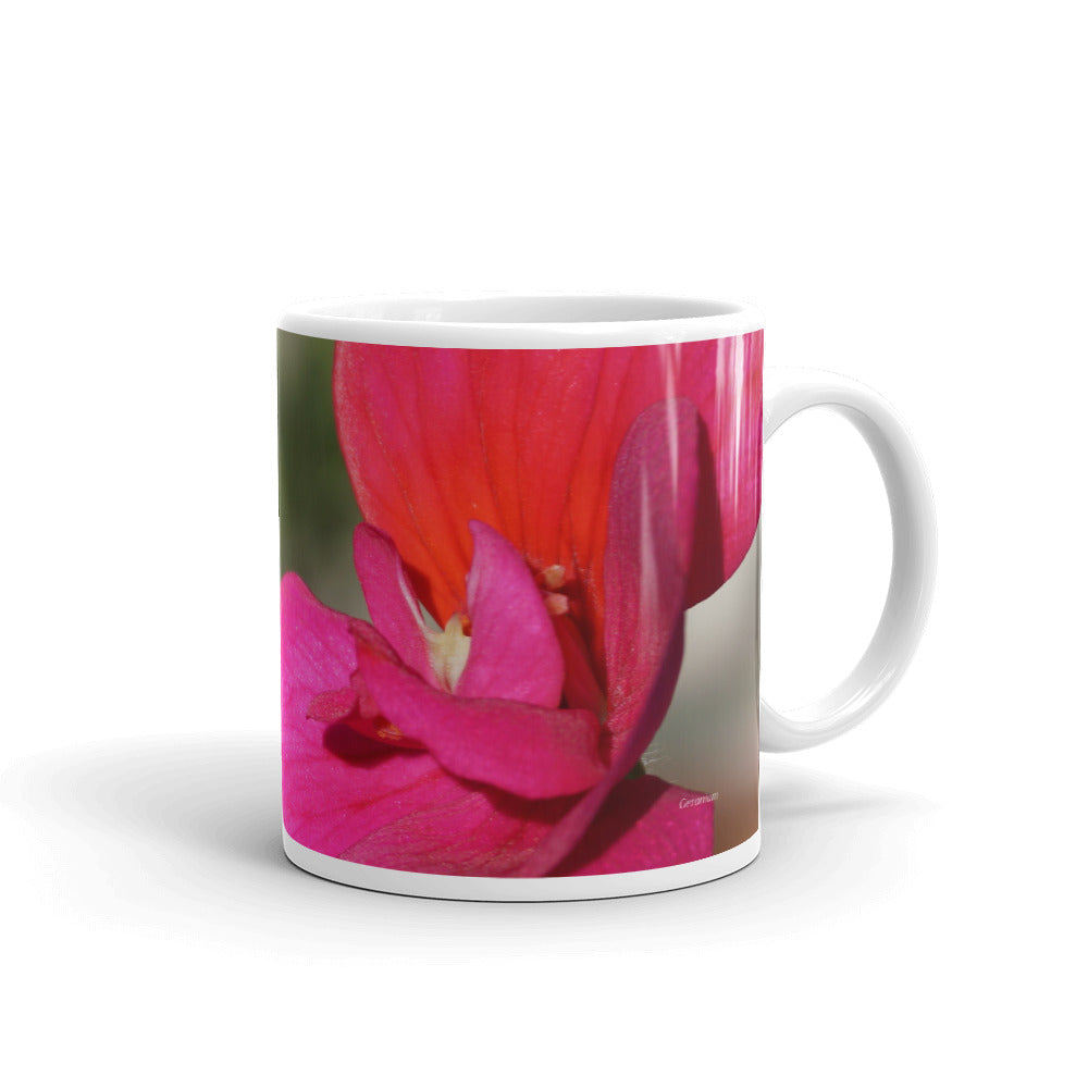 Pink Geranium "Envision the best version of you and this world"