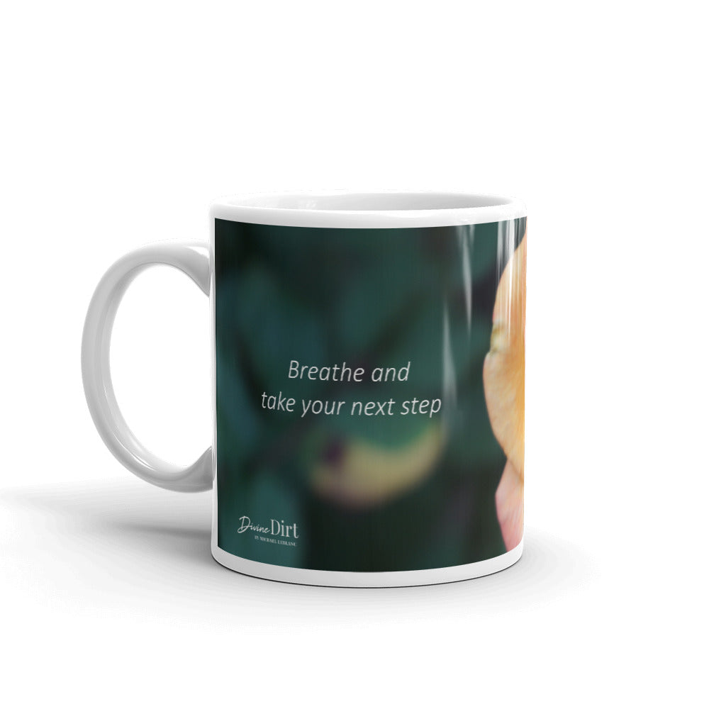 Orange Delight Rose. "Breathe and take your next step"