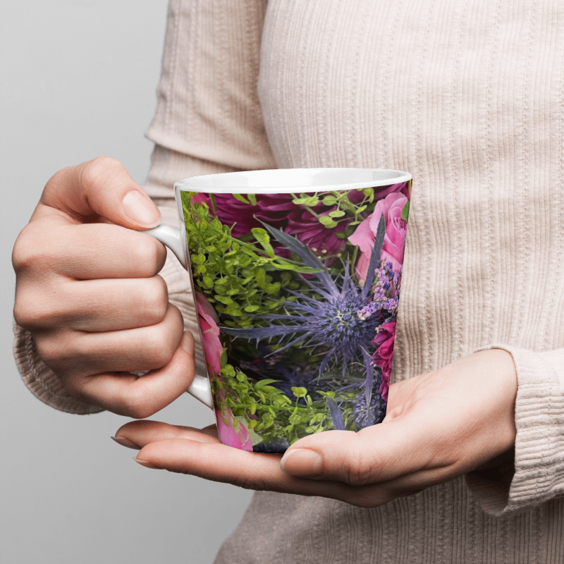 Floral Bouquet Latte mug