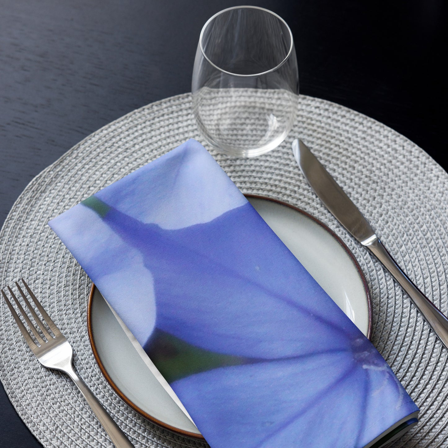Blue Plumbago Cloth napkin set