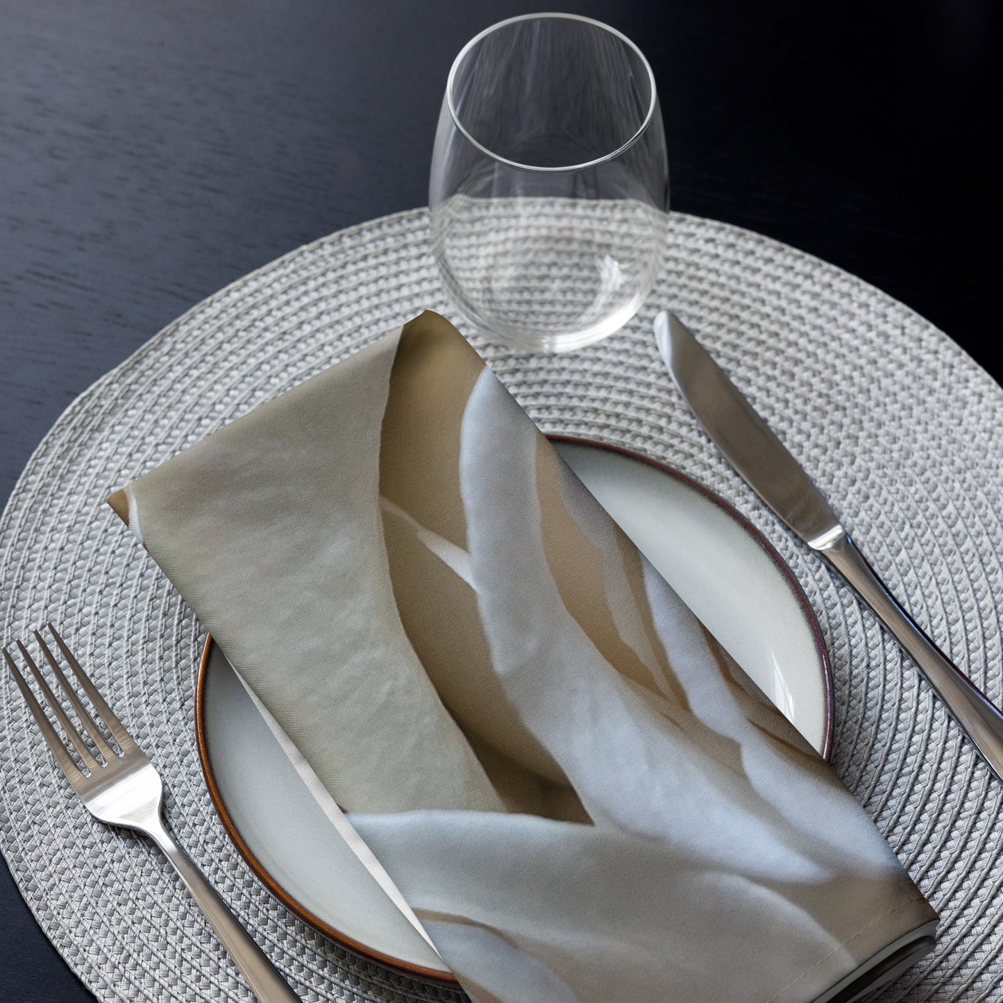 White Roses Cloth napkin set