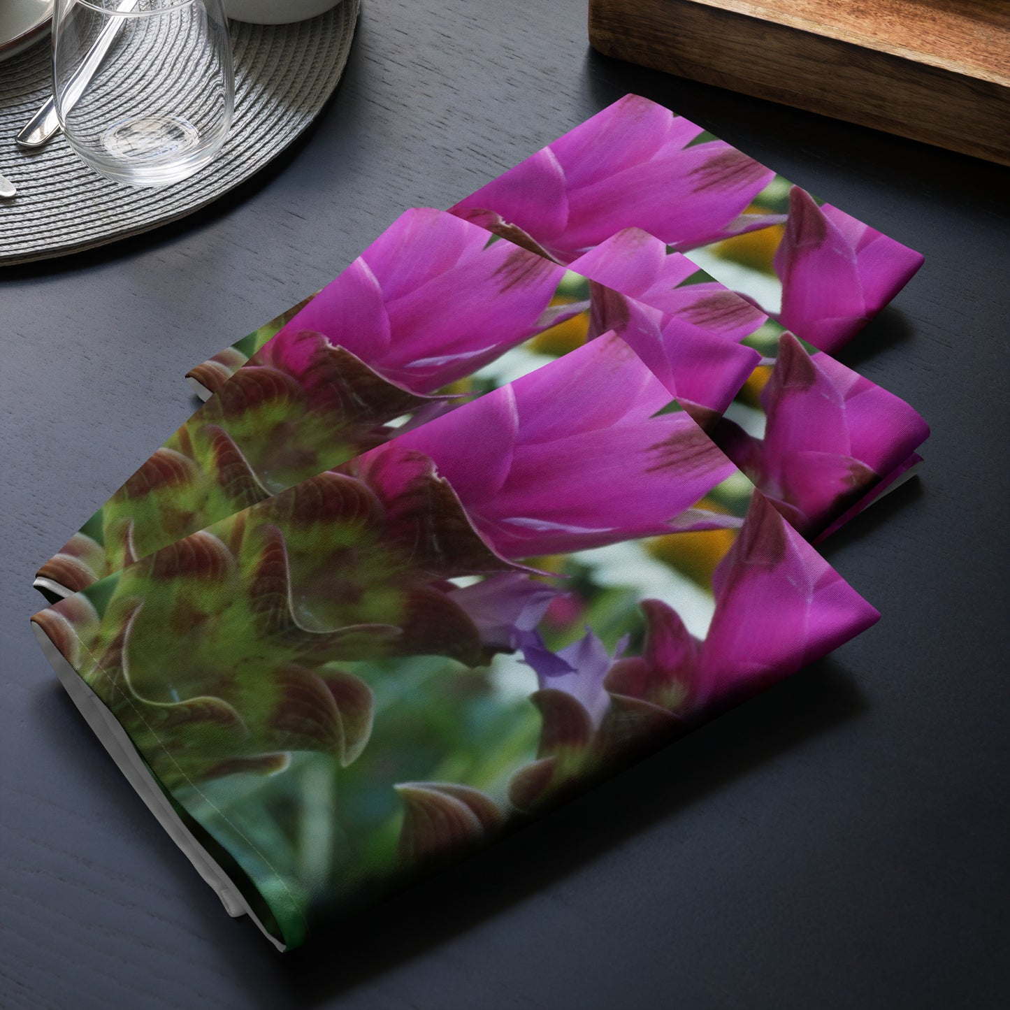 Siam Tulips Cloth napkin set