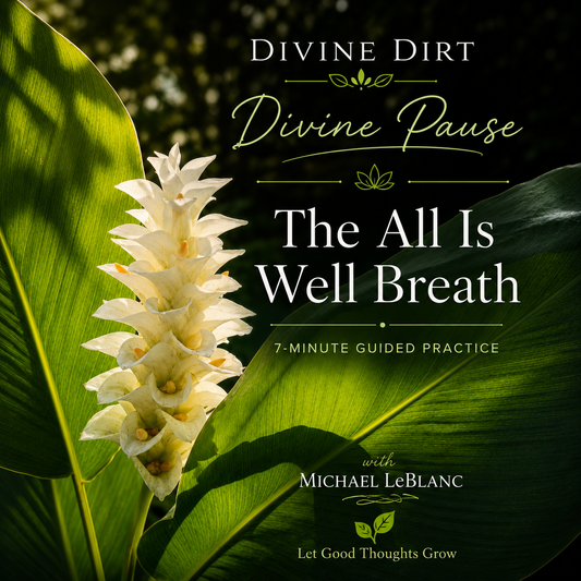 Divine Dirt Pause:  The All Is Well Breath — 7-Minute Guided Meditation
