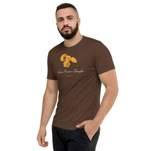 Load image into Gallery viewer, Grow Positive Thoughts-Tri Blend t-shirt
