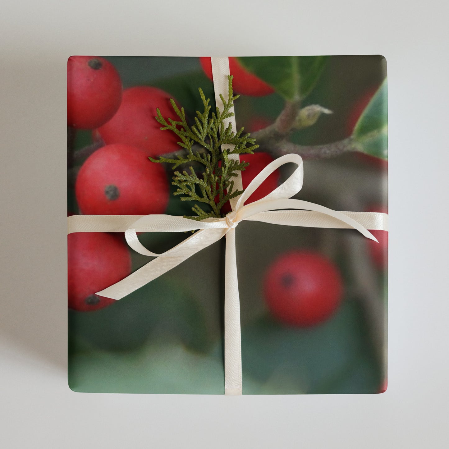 Holly Berries Wrapping paper sheets