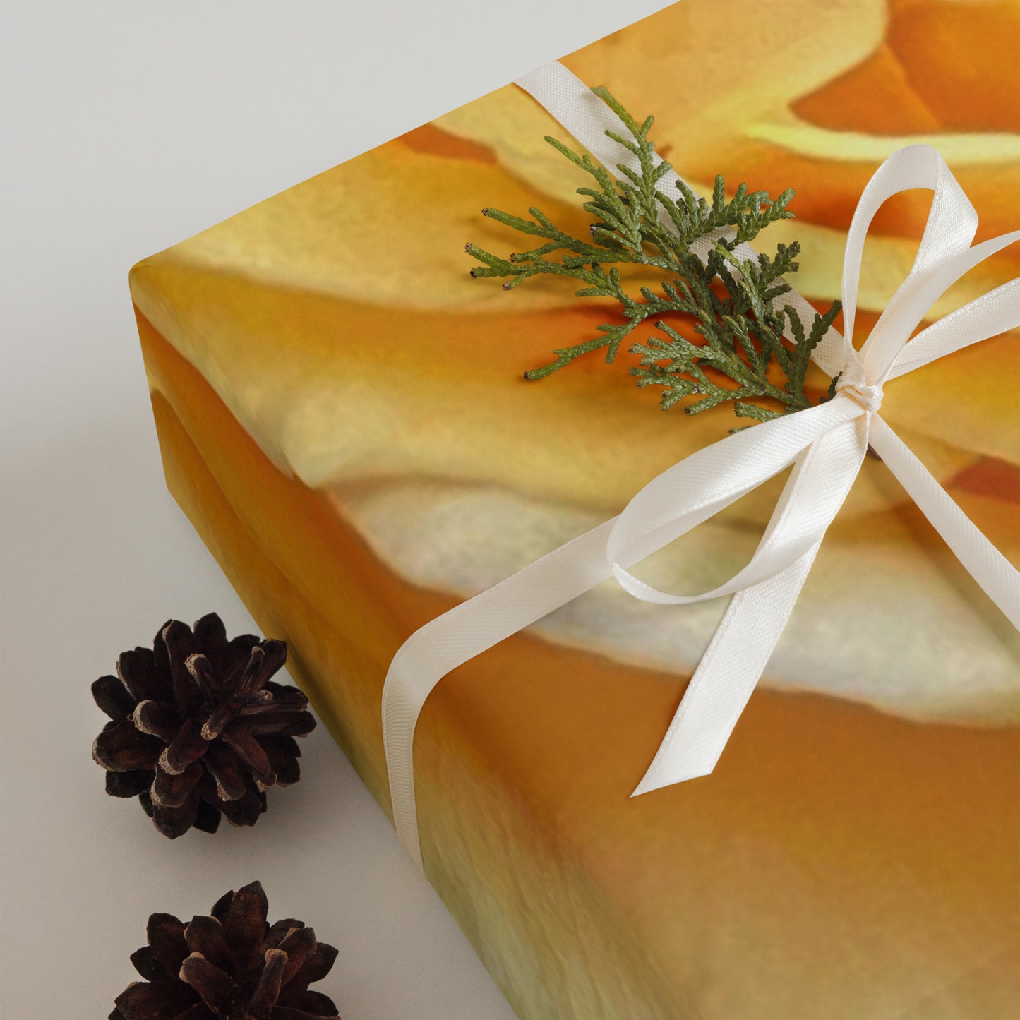 Yellow Roses Wrapping paper sheets