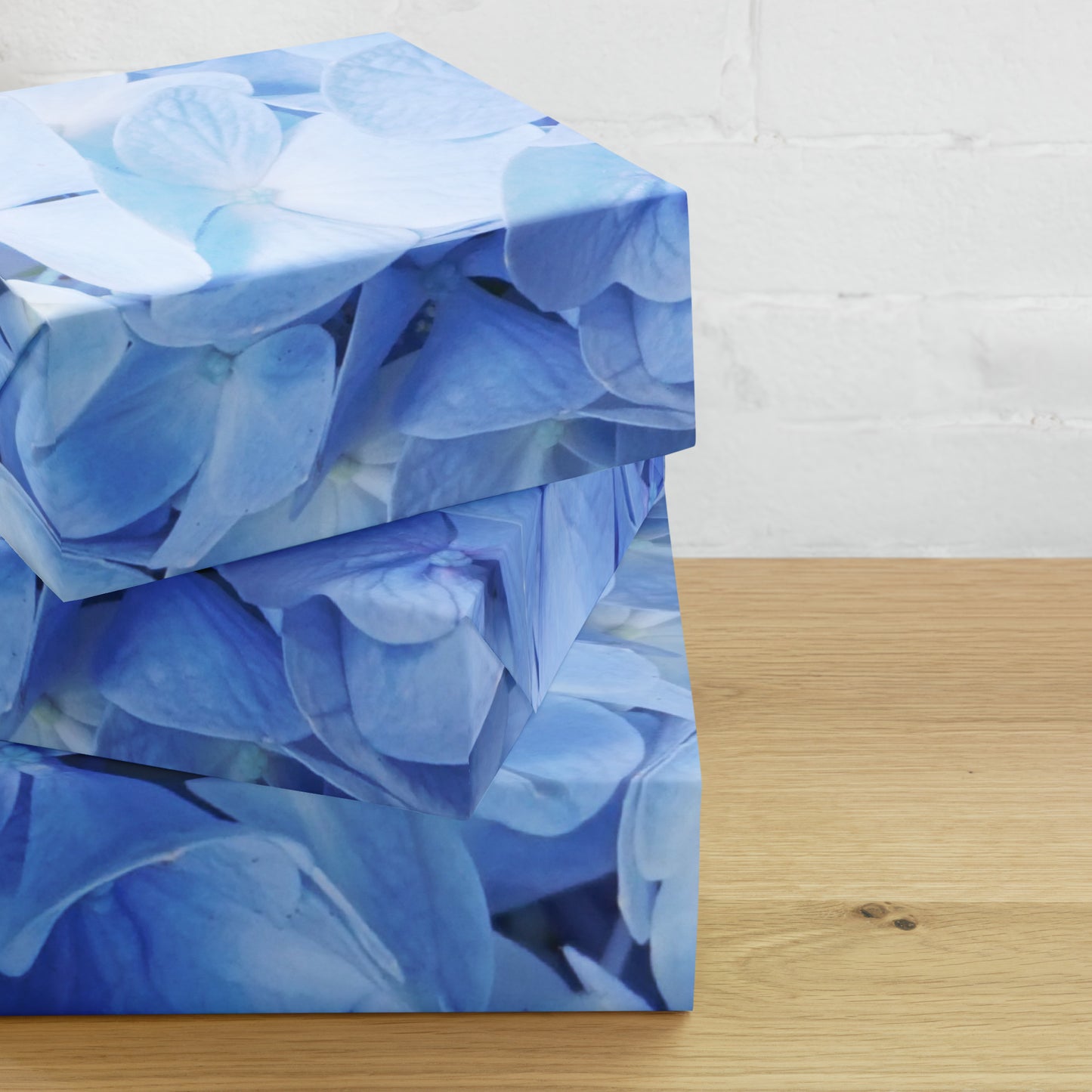 Blue Hydrangea Wrapping paper sheets