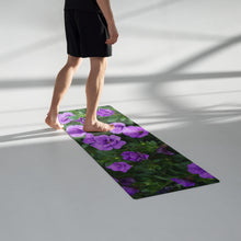 Load image into Gallery viewer, Purple Petunias Yoga mat
