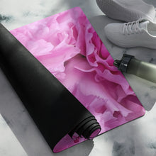 Load image into Gallery viewer, Pink Carnations Yoga mat
