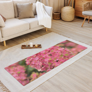 Pink Hydrangeas Yoga mat
