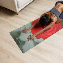 Load image into Gallery viewer, Red Rose Yoga mat
