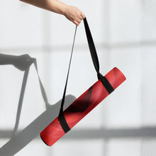 Load image into Gallery viewer, Red Rose Yoga mat
