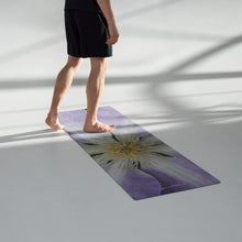 Load image into Gallery viewer, Purple Clematis Yoga mat
