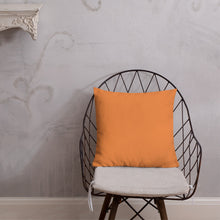 Load image into Gallery viewer, Golden Orange Gerbera Daisies Premium Pillow
