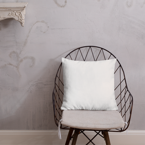 White roses Premium Pillow