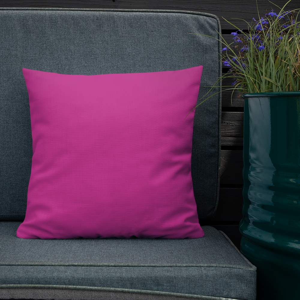 Pink Carnations Premium Pillow 18x18