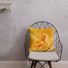 Load image into Gallery viewer, Yellow Rose Premium Pillow
