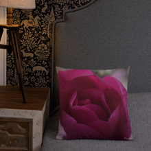 Load image into Gallery viewer, Pink Tulip Magnolia Premium Pillow
