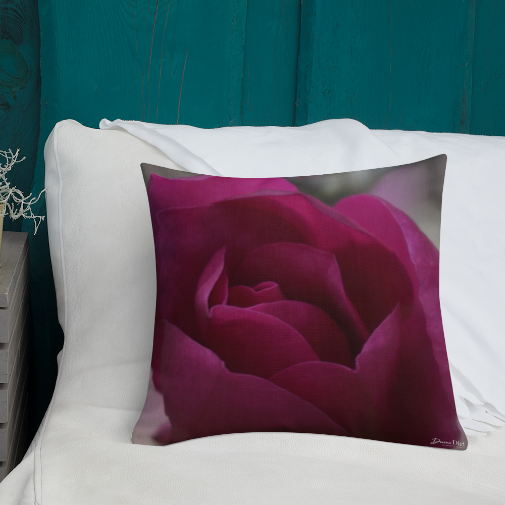Pink Tulip Magnolia Premium Pillow