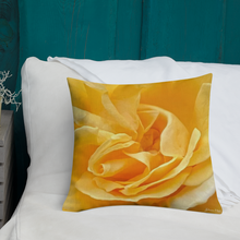 Load image into Gallery viewer, Yellow Rose Premium Pillow
