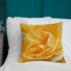 Yellow Rose Premium Pillow