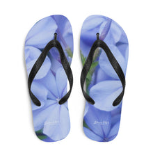 Load image into Gallery viewer, Blue Plumbago Flip-Flops
