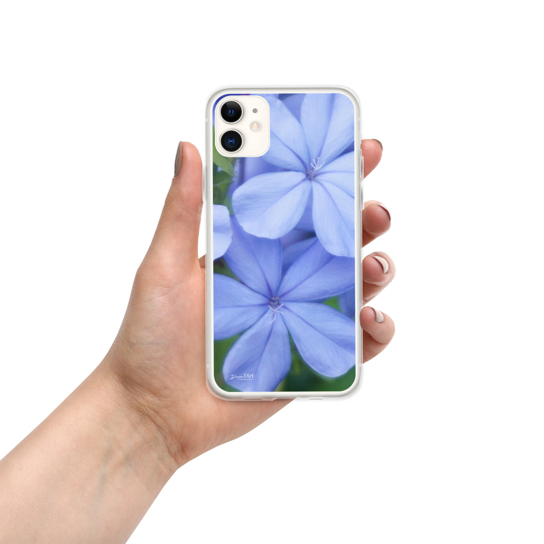 Blue Plumbago iPhone Case