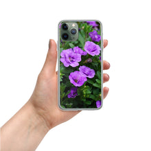 Load image into Gallery viewer, Purple Petunias iPhone Case
