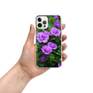 Purple Petunias iPhone Case