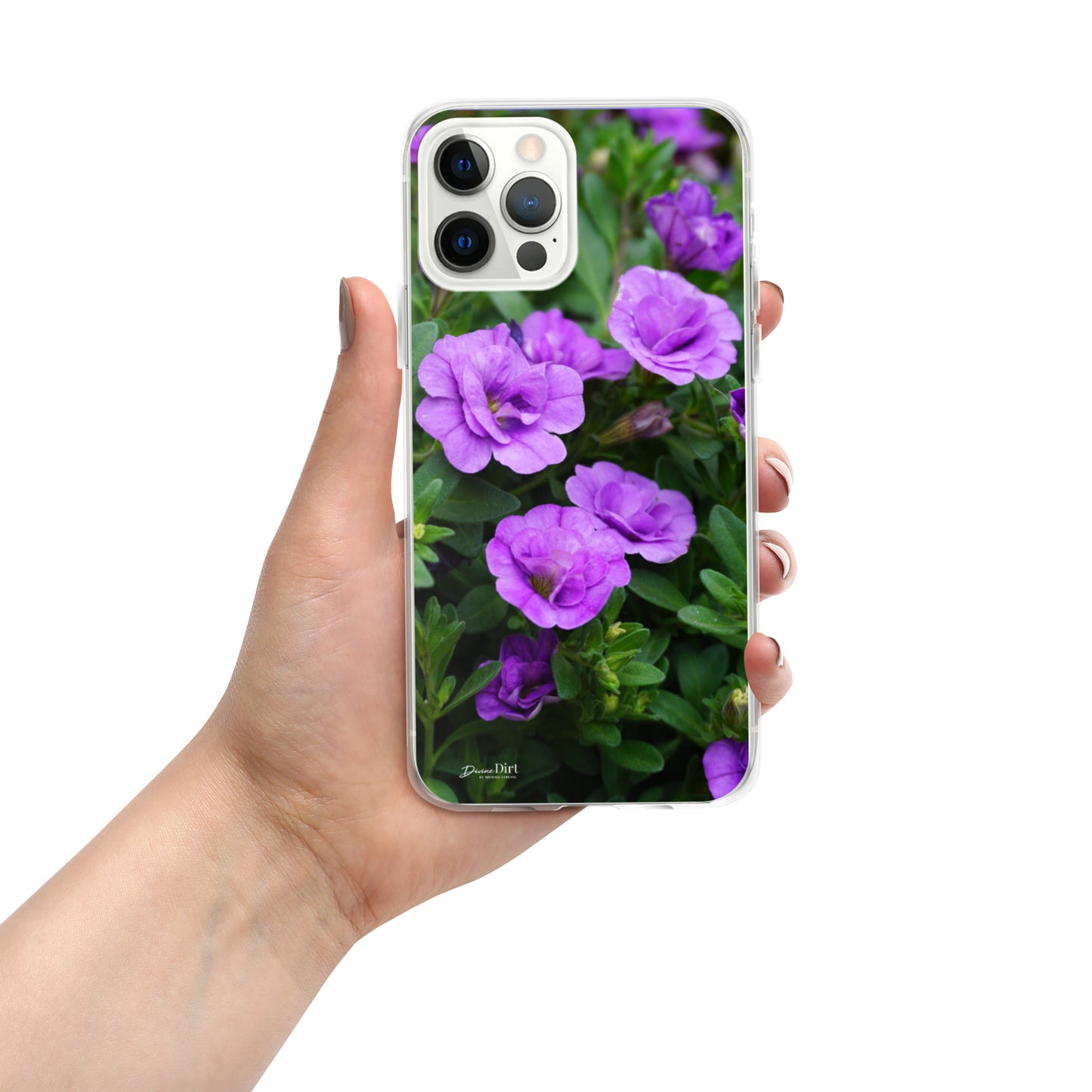 Purple Petunias iPhone Case