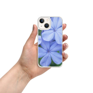 Blue Plumbago iPhone Case