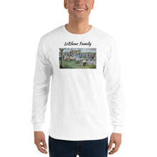 Load image into Gallery viewer, LeBlanc Family Long Sleeve Shirt in White
