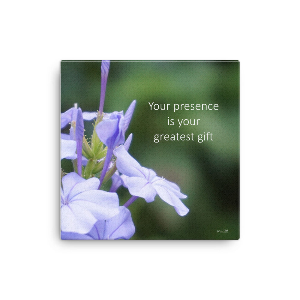 Blue Plumbago (Your presence is your greatest gift)