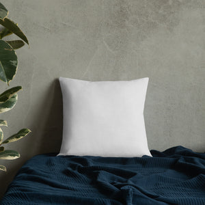 Brindabella Rose "Purple Prince"  Premium Pillow-Light Grey Back