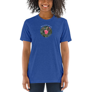 Believe in your truest self_Unisex Tri-Blend Short sleeve T-Shirt | Bella + Canvas 3413