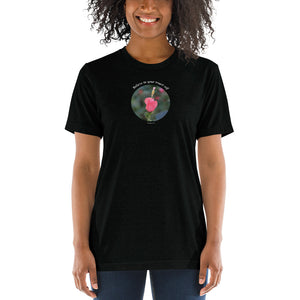 Believe in your truest self_Unisex Tri-Blend Short sleeve T-Shirt | Bella + Canvas 3413