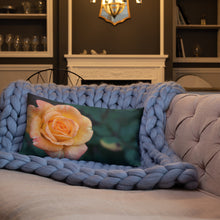Load image into Gallery viewer, Orange Delight Rose Premium Pillow
