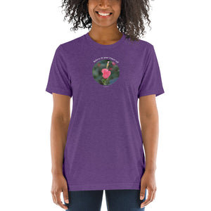 Believe in your truest self_Unisex Tri-Blend Short sleeve T-Shirt | Bella + Canvas 3413