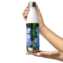 Load image into Gallery viewer, Blue Plumbago Stainless Steel Water Bottle
