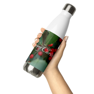 Merry Christmas Stainless Steel Water Bottle