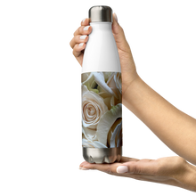 Load image into Gallery viewer, White Roses Stainless Steel Water Bottle
