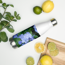 Load image into Gallery viewer, Blue Plumbago Stainless Steel Water Bottle
