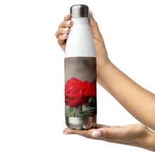 Load image into Gallery viewer, Red Roses Stainless Steel Water Bottle
