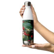 Load image into Gallery viewer, Merry Christmas Stainless Steel Water Bottle
