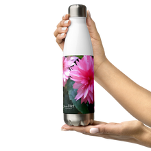 Load image into Gallery viewer, Pink Begonia Stainless Steel Water Bottle
