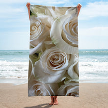 Load image into Gallery viewer, White roses. &#39;Enjoy the Unfolding of Life&#39;
