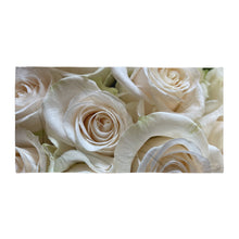 Load image into Gallery viewer, White roses. &#39;Enjoy the Unfolding of Life&#39;
