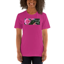 Load image into Gallery viewer, Love Life!  Funky Pink Begonia Short-Sleeve T-Shirt
