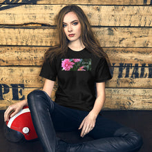 Load image into Gallery viewer, Love Life!  Funky Pink Begonia Short-Sleeve T-Shirt
